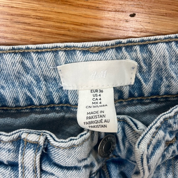 Light Blue Wide Leg Jeans - Picture 2 of 3